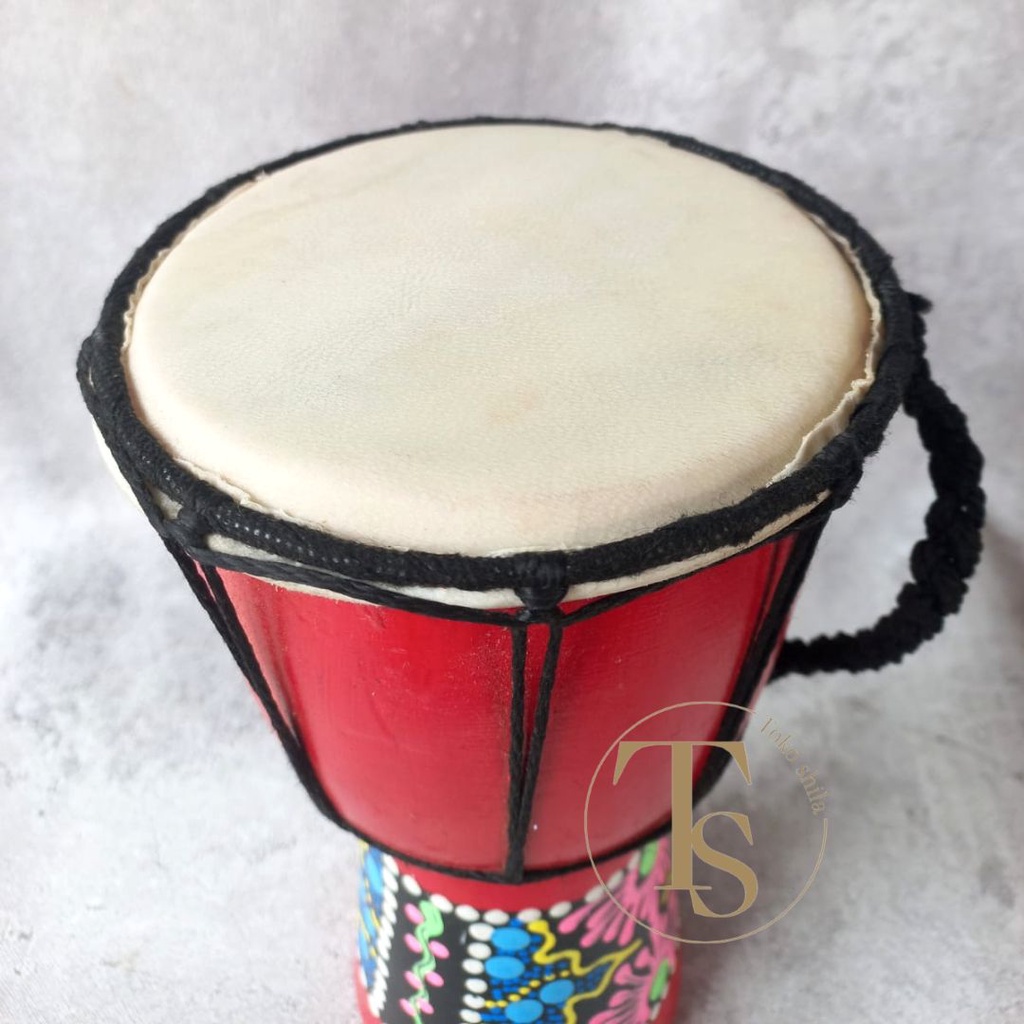 Alat Musik Tradisional Jimbe 25 cm alat musik darbuka djimbe murah