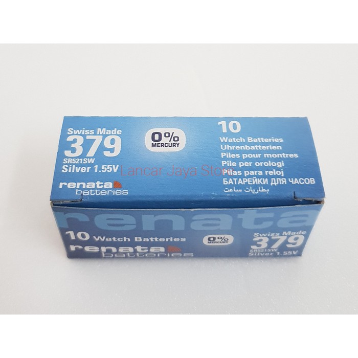 Baterai Renata 379 SR521SW - Original
