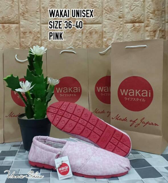 Sepatu flat slop wakai D038