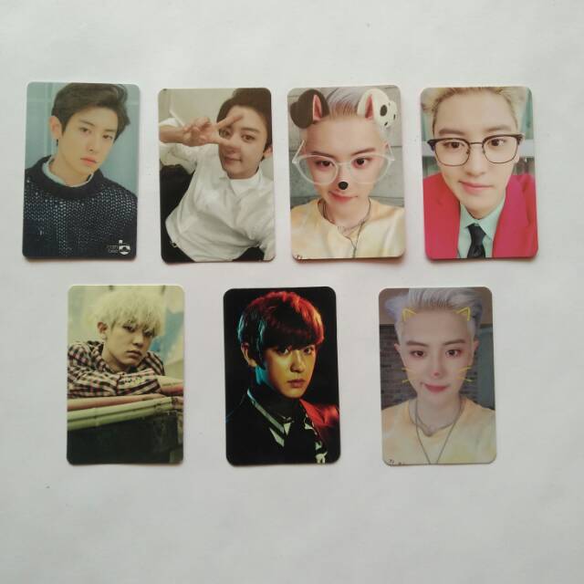 Rare photocard official exo chanyeol