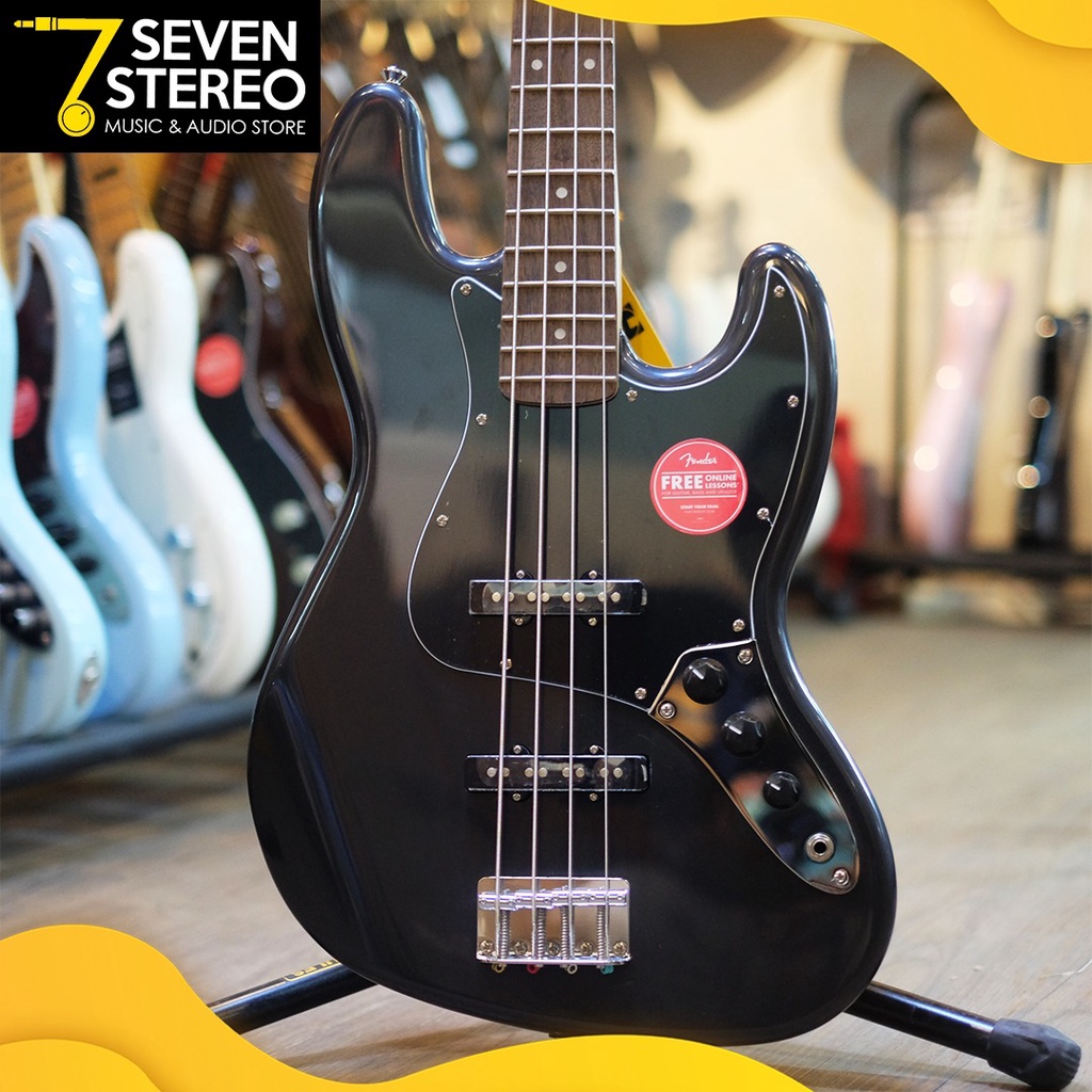 Squier Affinity Series Jazz Bass Laurel FB Charcoal Frost Metallic