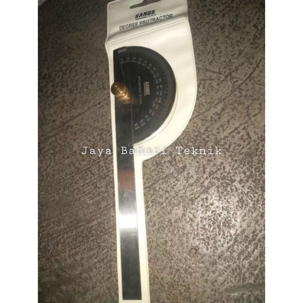 

Degree Protractor Stainless Steel Penggaris Busur Derajat SANDS Tools