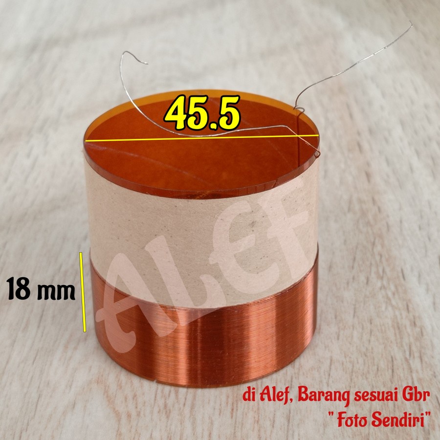 Spul speaker diameter 45.5 spool spiker 12 Inc acr 1240