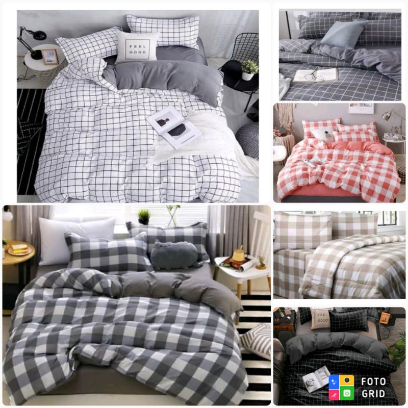 ukuran 90x200 200x200 bedcaver only bahan embos lembut termurah