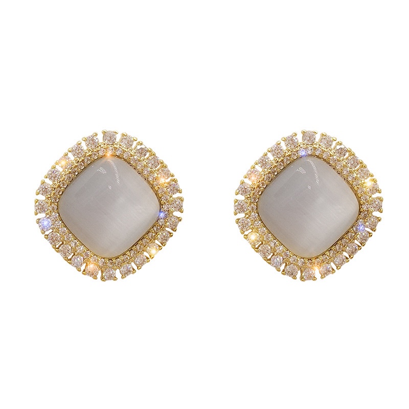 Anting Batu opal Bahan 925 silver Untuk Wanita 2022