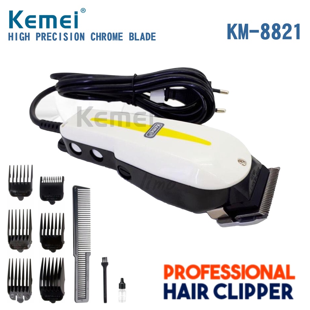 Mesin Cukur Rambut Listrik Original Kemei KM-8821 / Alat Cukur Rambut Elektrik Kemei KM8821