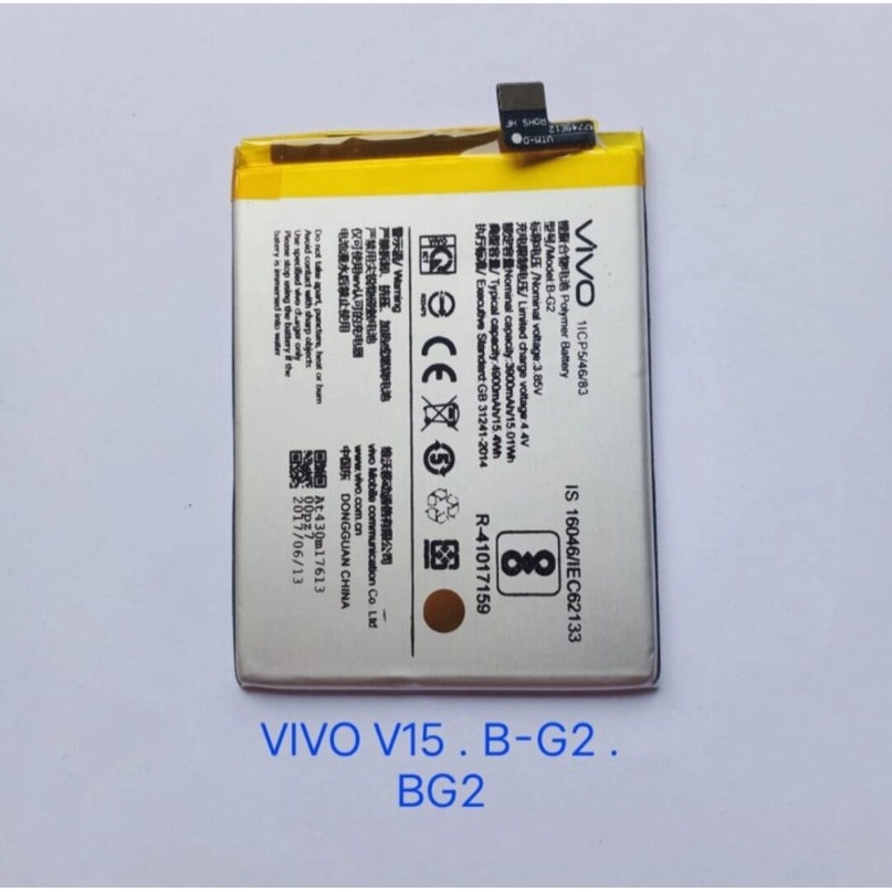 Battery Batere Batre Baterai Vivo V15 BG2 B-G2