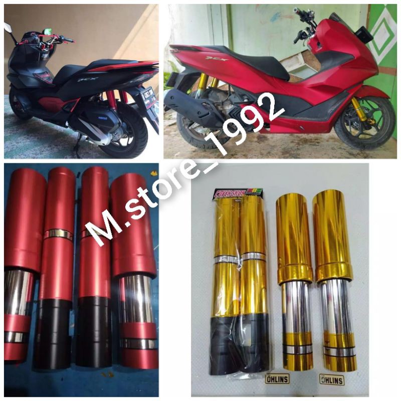 Cover shock honda PCX new 160 , cover shock pcx 160