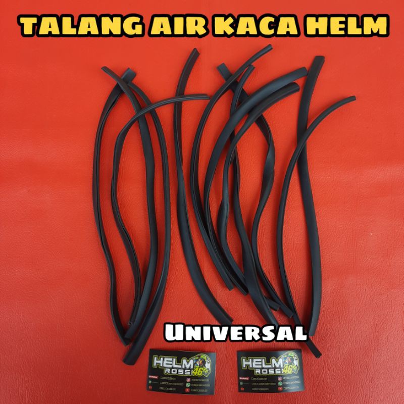 Talang air list kaca helm universal KYT INK NHK RSV AGV ARAI SHOEI NOLAN ZEUS KBC anti bocor