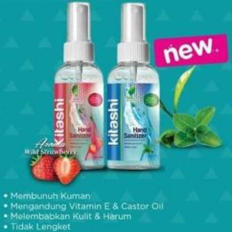 kitashi hand sanitizer 60ml / hand sanitizer kitashi 60ml / hand sanitizer spray kitashi 60ml