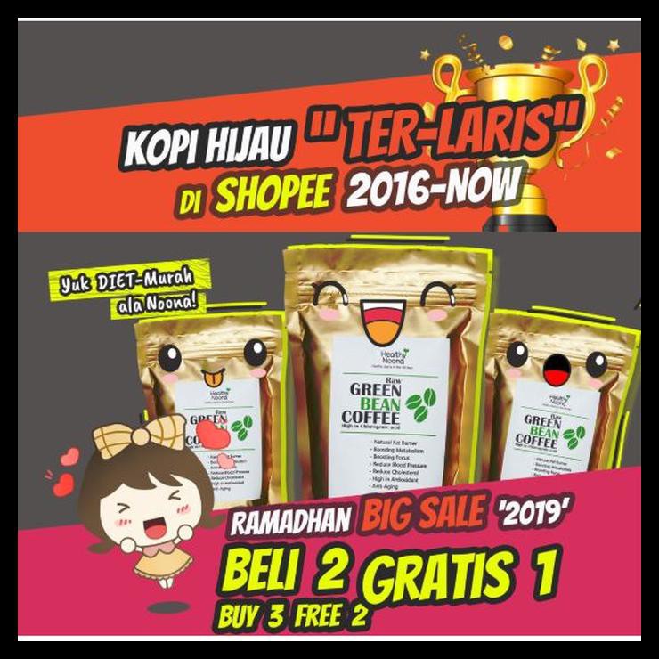 

READY STOK Kopi Hijau / Green Bean Coffee ( Natural Fat Burner ) PROMOKode 366