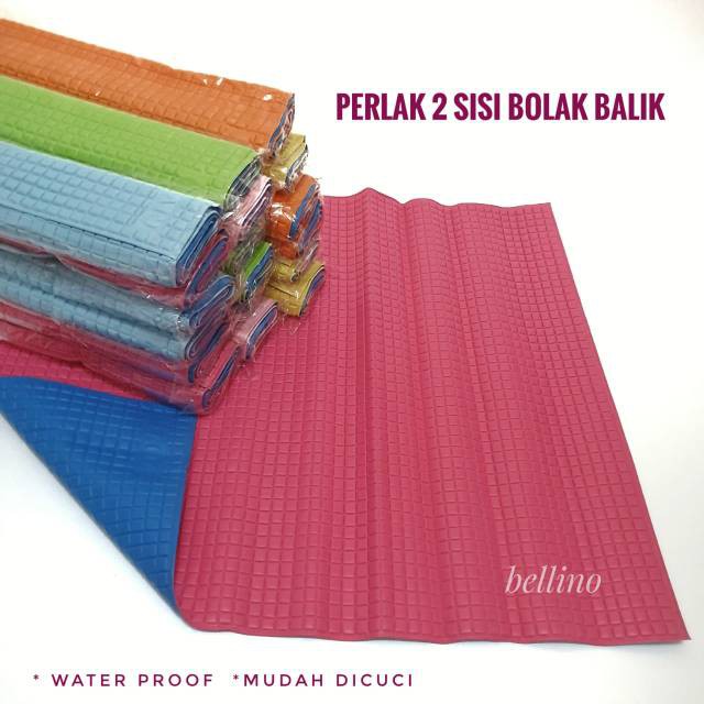 Perlak Ompol Bayi Waterproof Warna Bolak Balik Polos Matras Bayi New Born Perlak Baby Murah 60x55cm