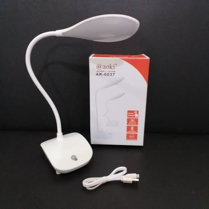 Lampu Belajar Touch Dimmer Smart AK-6037 AOKI/Desk Lamp Sentuh Pintar