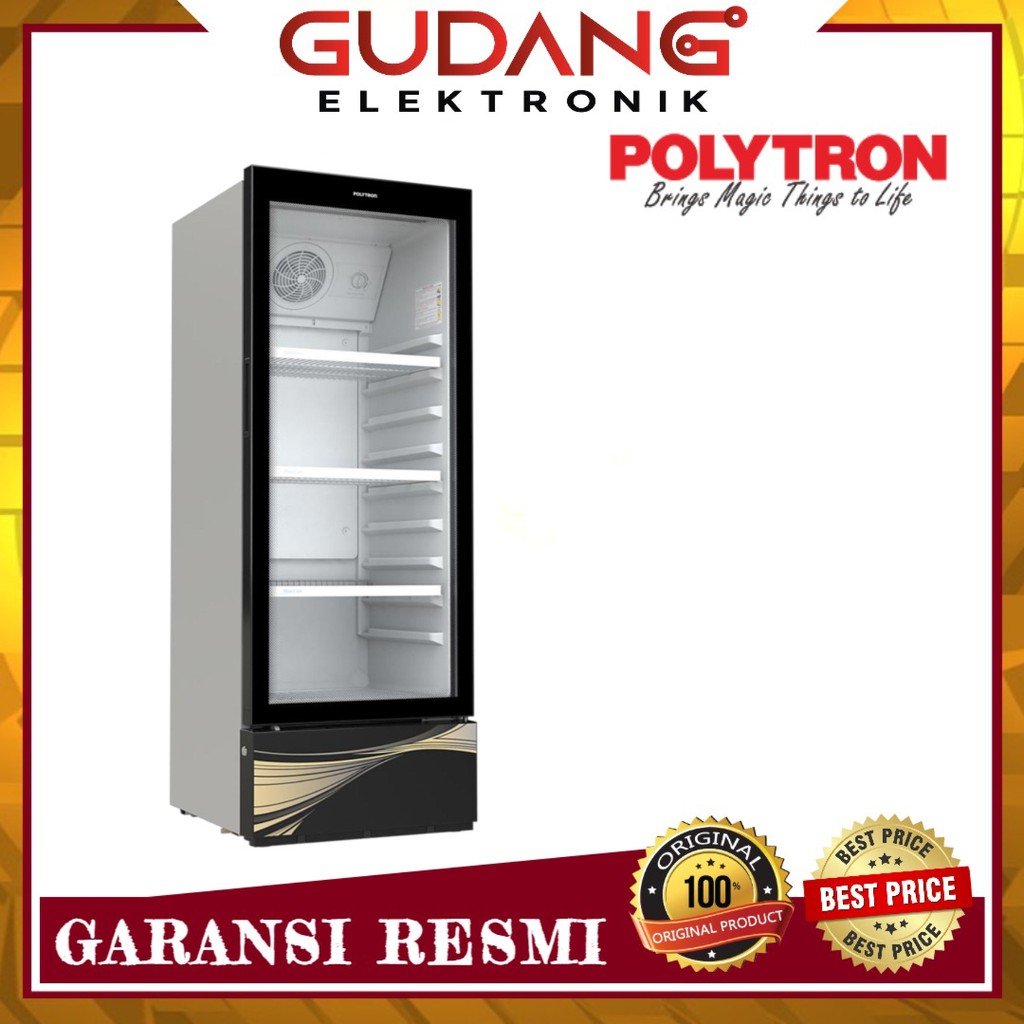 LEMARI ES KACA POLYTRON SCN 187 SHOWCASE POLYTRON SCN187