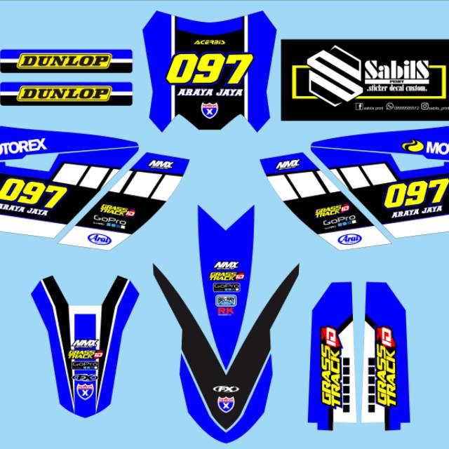 Decal yz new tameng crf