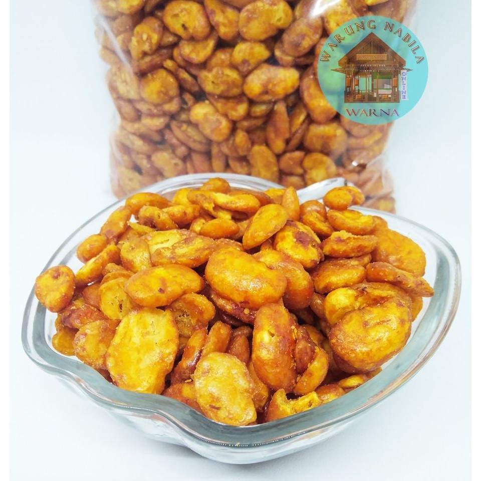 

Kacang Koro Kupas Rasa Pedas 250gram