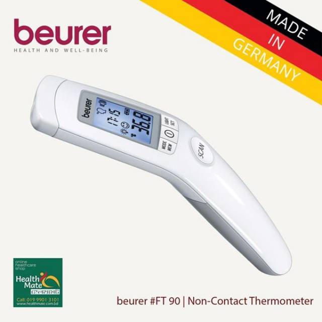 Thermometer Digital Non Contact Original Beurer FT90 / Termometer Infrared Beurer FT 90