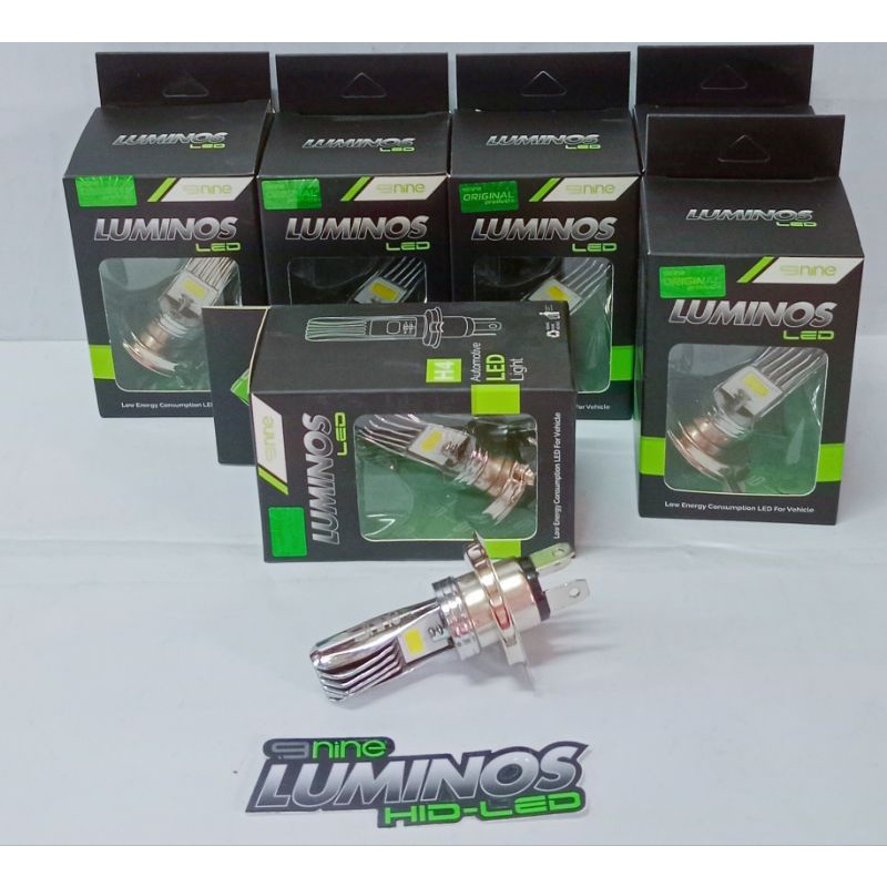 LAMPU LED/BOHLAM LED DEPAN PUTIH H4 LUMINOS VIXION OLD/VIXION NEW/MX KING/BYSON/R15V2/NINJA 150/KLX 