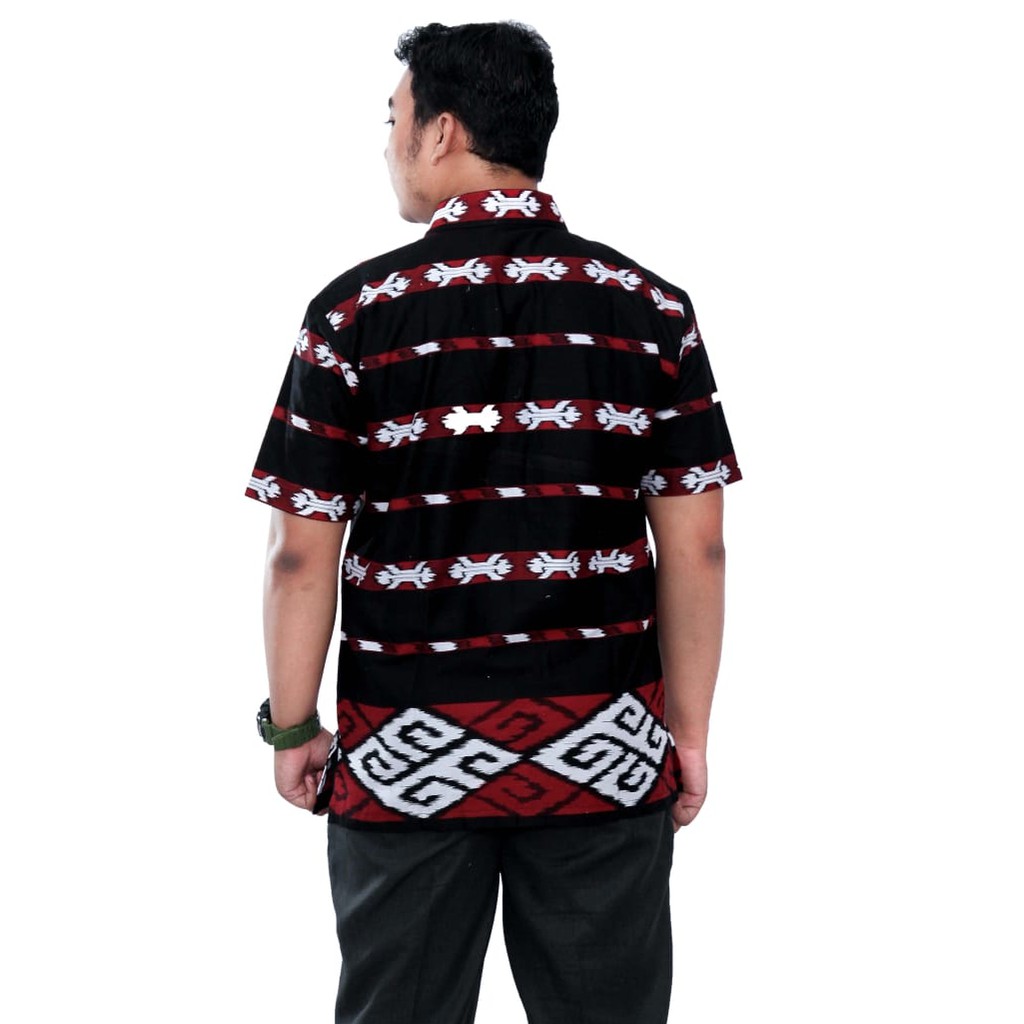Couple Batik Blouse Atasan Kemeja Pria Modern Size S-M-L-XL-XXL-3L-4L-5L By Batik Dua Putri