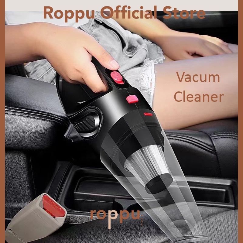 Roppu Car Vacuum Cleaner Portable Cordless Wireless (Pembersih Debu)