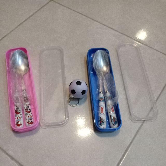 Sendok Set Karakter Gagang Keramik/dewasa Dan Anak2.