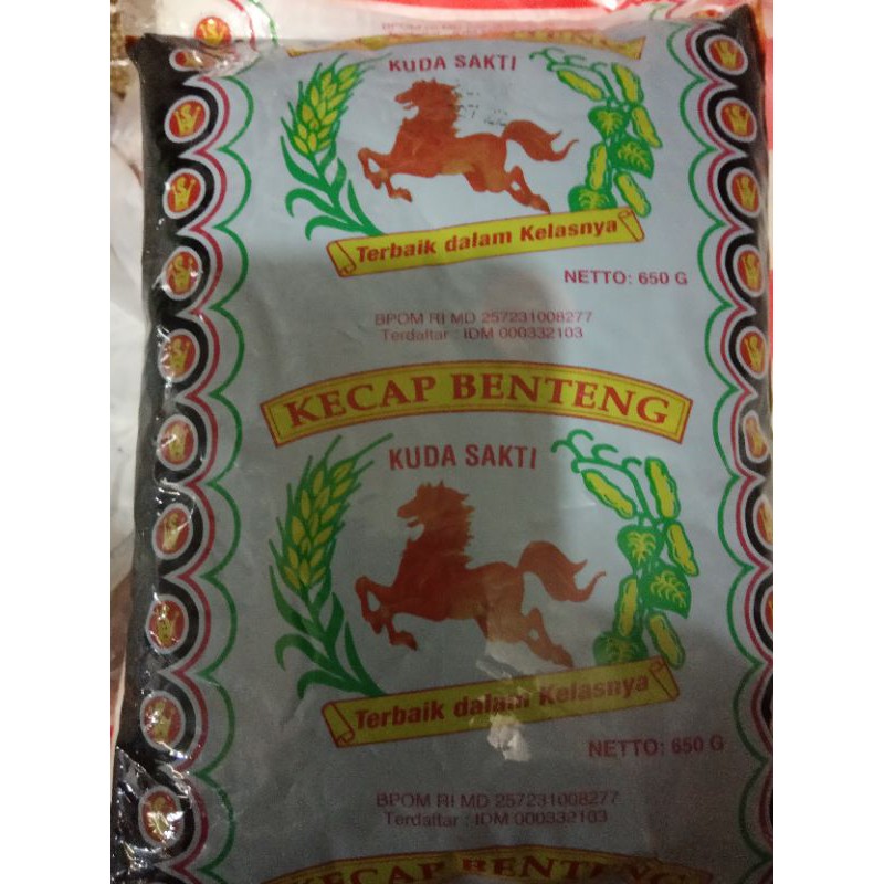 

Kecap manis cap Benteng 650g/Kecap manis Kuda Sakti