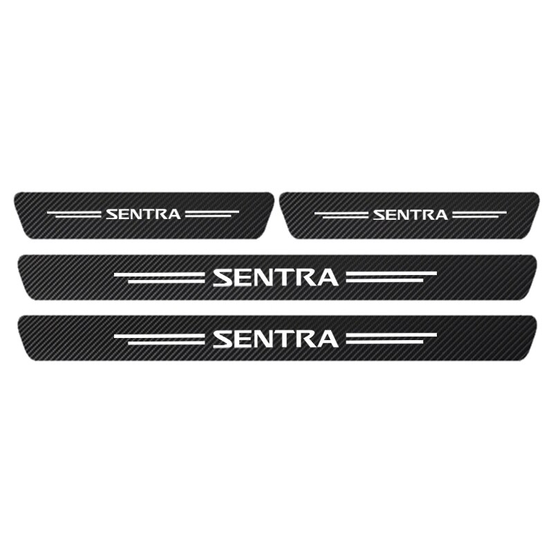 Stiker Pelindung Anti Baret Carbon Fiber Untuk Pintu Mobil Nissan Sentra B16 B17