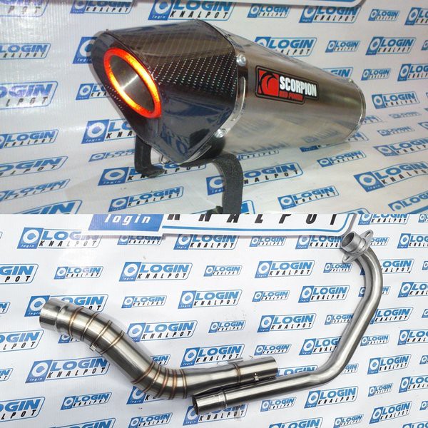 Knalpot Racing Honda Verza Knalpot scorpion titan