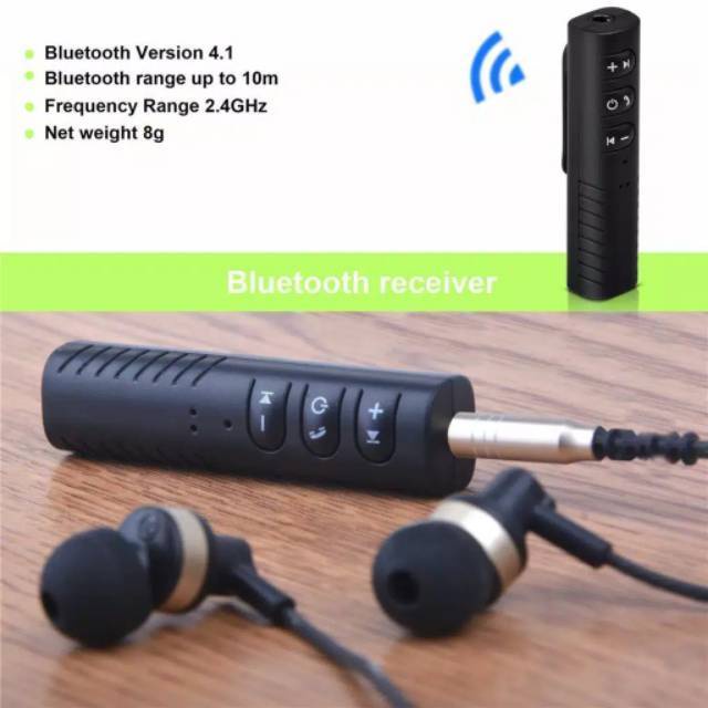 Bluetooth Receiver RECEIVER BLUETOOTH AUDIO MUSIC Jack Audio Universal Bluetooth Stereo Receiver Audio Car AUX 3.5 Jack Kit[Import]