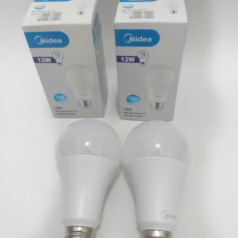 Lampu LED MIDEA 12 Watt Paling Terang Model PHILIP Panasonic Garansi/Lamp Midea TOP***