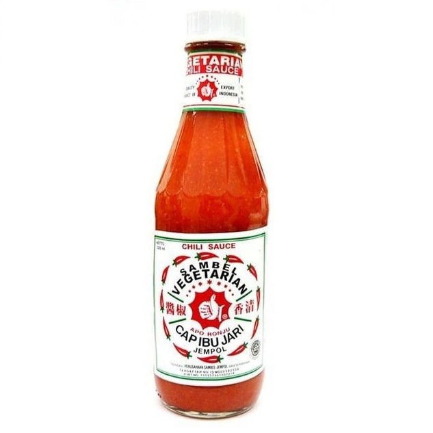 

[HALAL] Saus Sambal Vegetarian Cap Jempol Ibu Jari 320ml (TV)