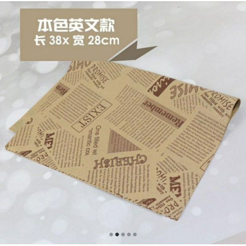 

wax paper uk 38x28 cm isi 25 lbr