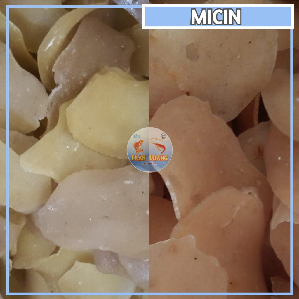 

[ 5kg ] Kerupuk / Kerupuk Mentah / Krecek Micin Putih / Keripik