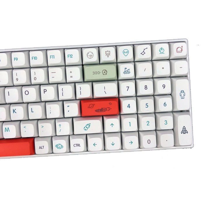 KEYCAPS PLANET XDA PROFILE SUBLIM MECHANICAL KEYBOARD SINGLE SHOT