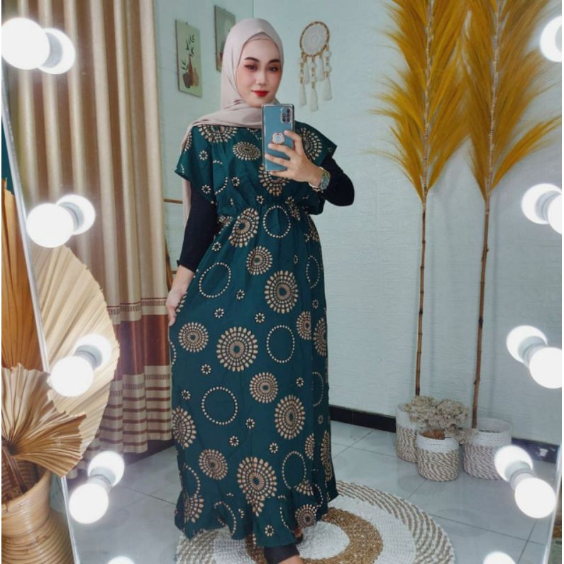 DASTER/DRES MANOHARA ETHNIK &amp; BUNGA PANJANG BALI