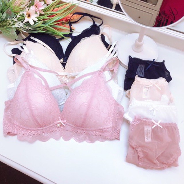 BRA SET (BS25) Pakaian dalam wanita KOREAN EDITION BRA DENGAN CELANA DALAM