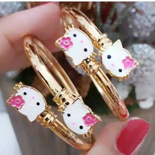 Gelang anak kitty lapis mas hello Kitty [GA-39]