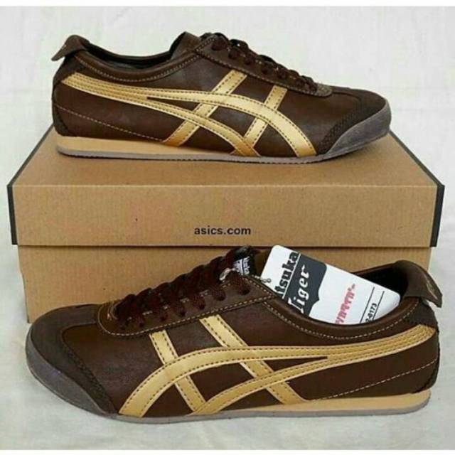 Asics tiger leather