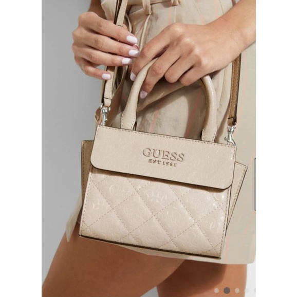 TAS GUESS QUEENIE MINI SATCHEL 100% Original counter
