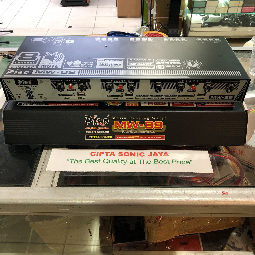mesin amplifier ampli walet PIRO MW89 MW 89 original