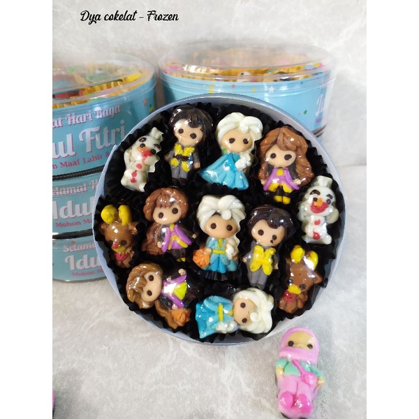 

Coklat karakter frozen toples 250 gram /24 biji