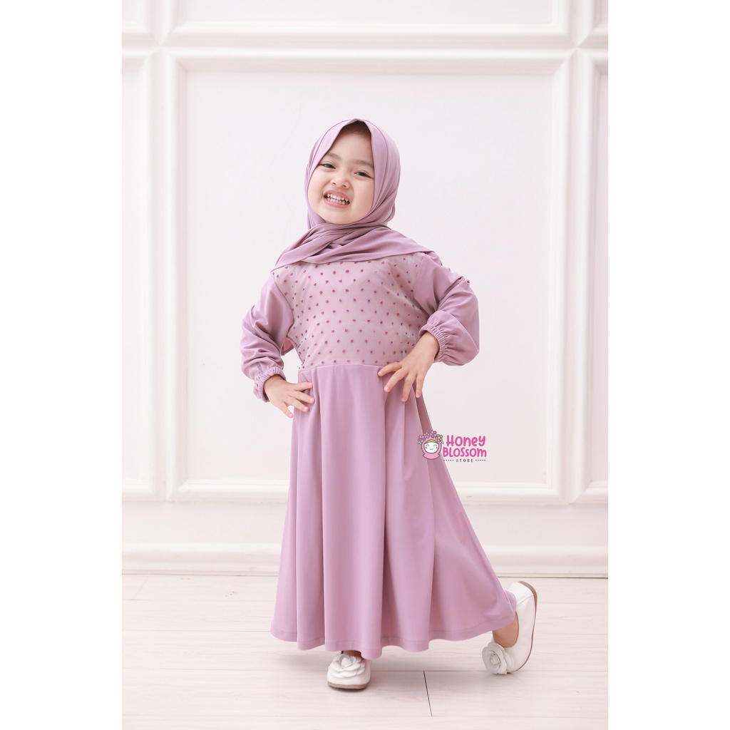 HONEYBLOSSOM gamis bayi kekinian alesha series / gamis bayi perempuan 1 tahun