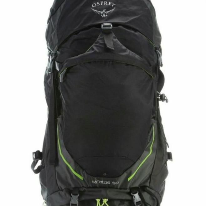 Tas Gunung Osprey Stratos 50 Black / Tas Backpack Osprey Original