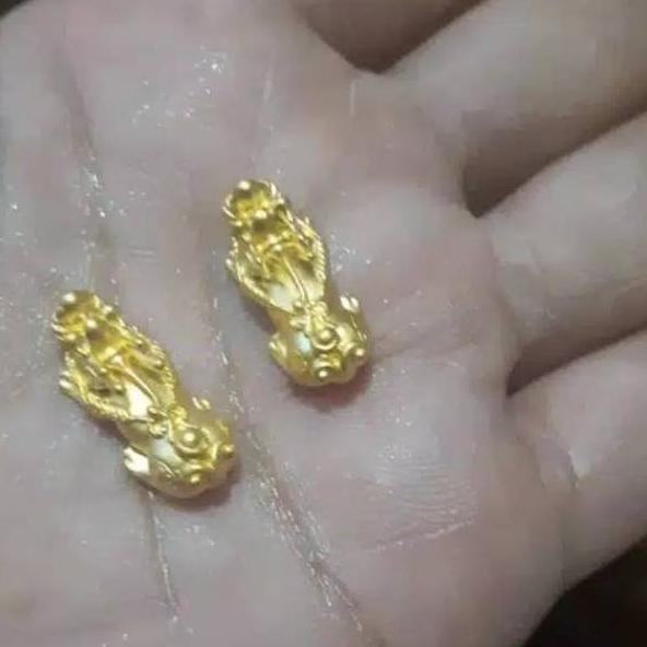 Super Deals emas asli 24 karat hongkong naga pixiu