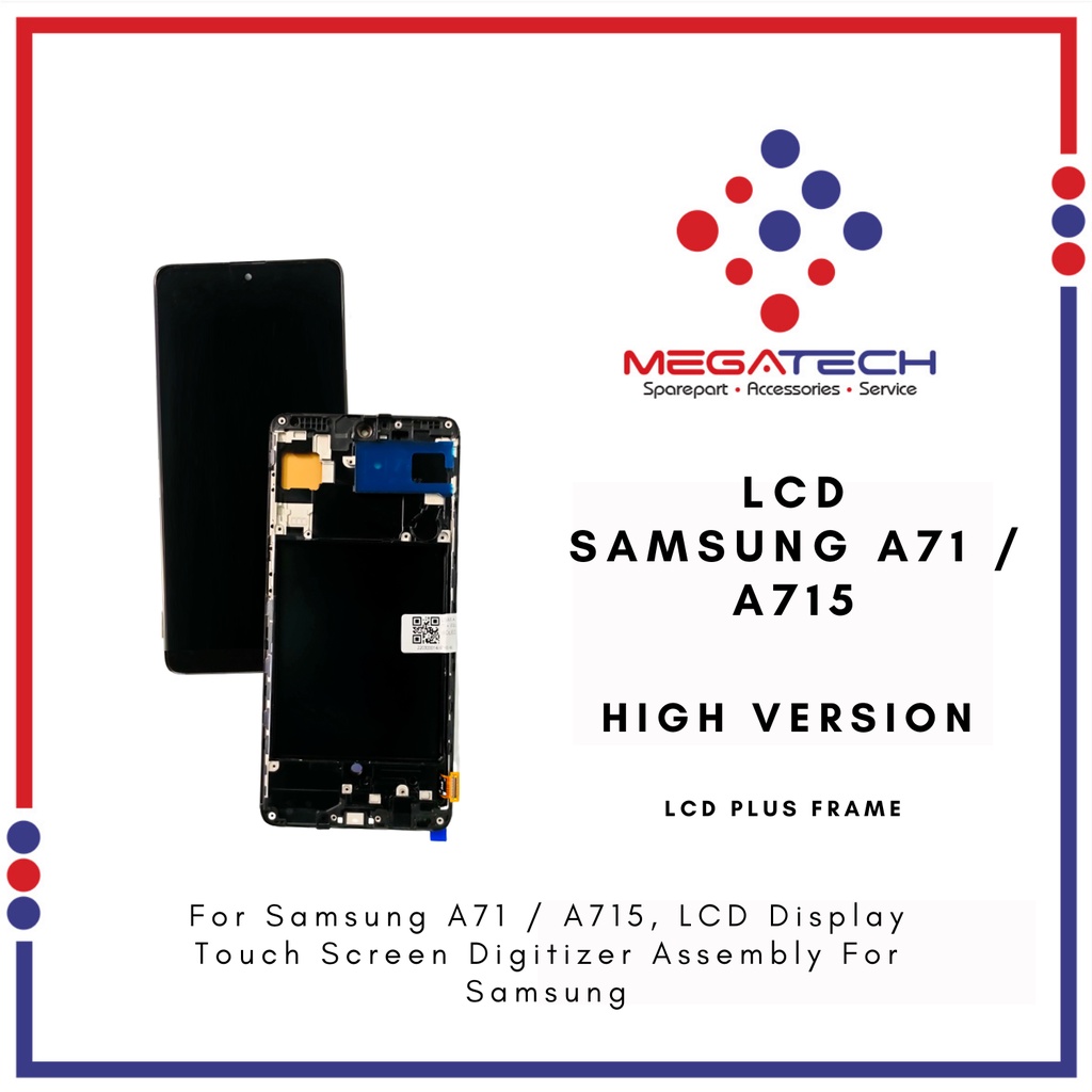 LCD Samsung A71 / A715 Include Frame Fullset Touchscreen - Oled