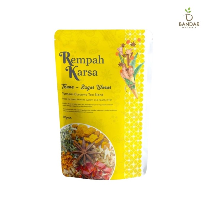 

Rempah Karsa - Tisane Bagas Waras / Teh Rempah Empon Imunne Booster - Pouch 30gr (BERKUALITAS)