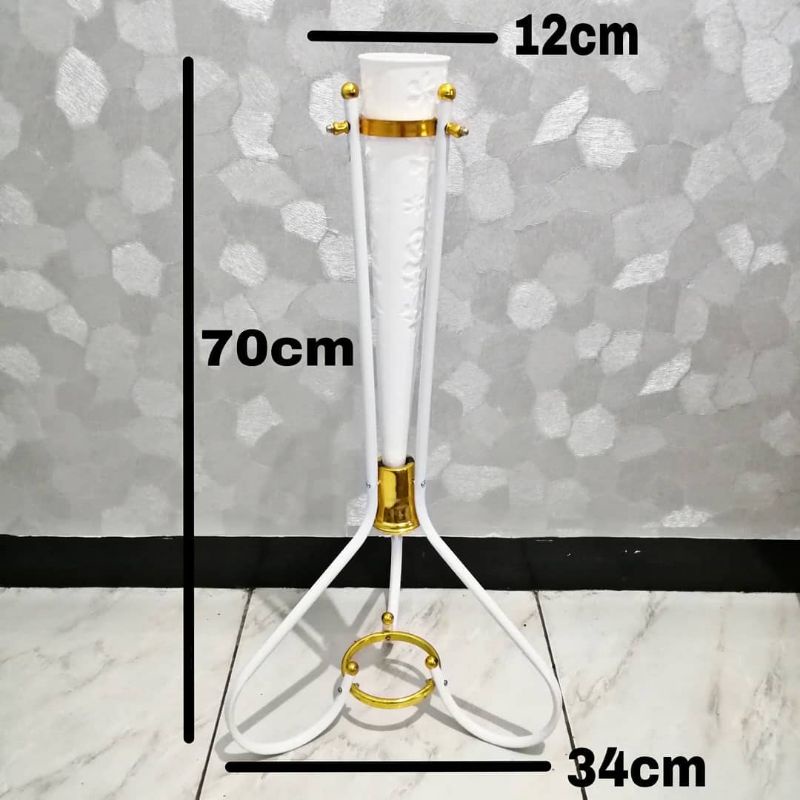 POT CORONG SUDUT PLASTIK/ VAS CORONG