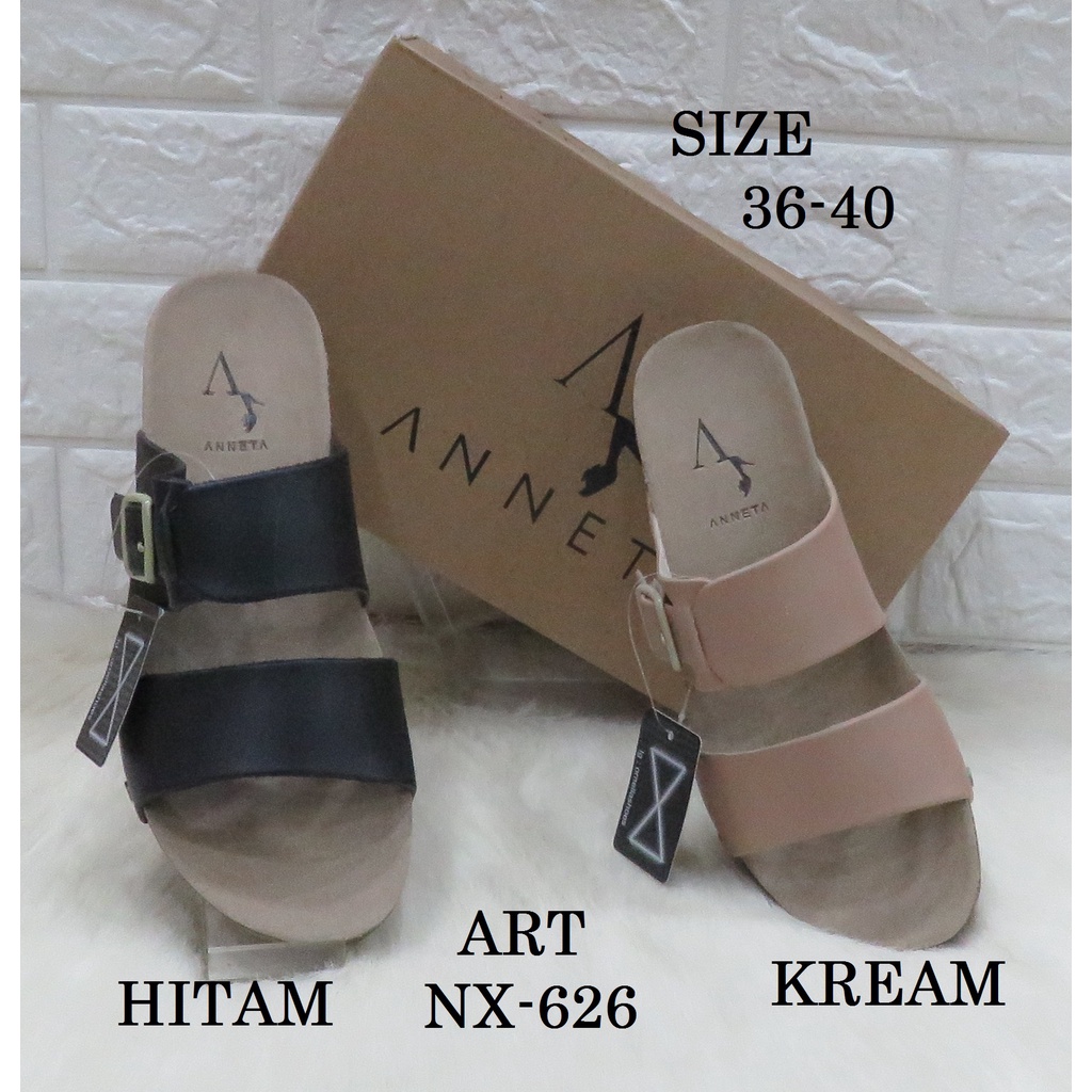 SANDAL WANITA MEREK ANNETA ART NX-626 PRICE RP 187.900 BRAND ORIGINAL
