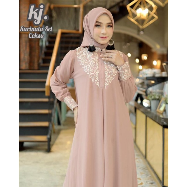 Gamis mewah set surinala by kj