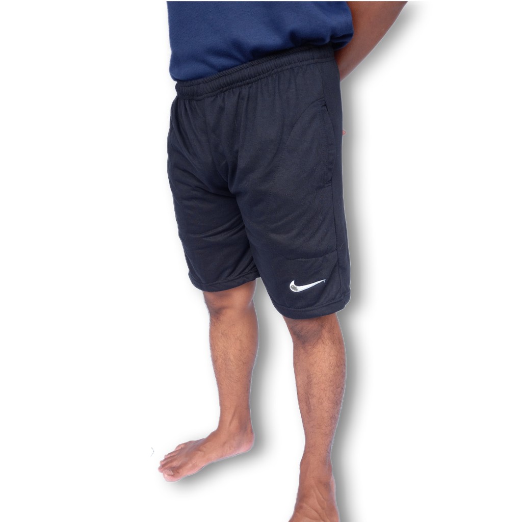 Celana pendek pria dewasa kolor boxer tersedia size jumbo dan standar dan juga kecil-Hitam L fit XL